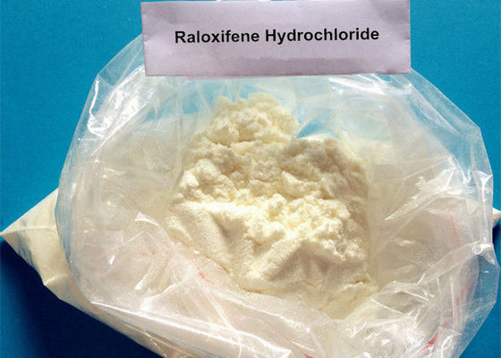 HCL van CAS 82640-04-8 Raloxifene het Antiwaterstofchloride van Raloxifene van Oestrogeensteroïden